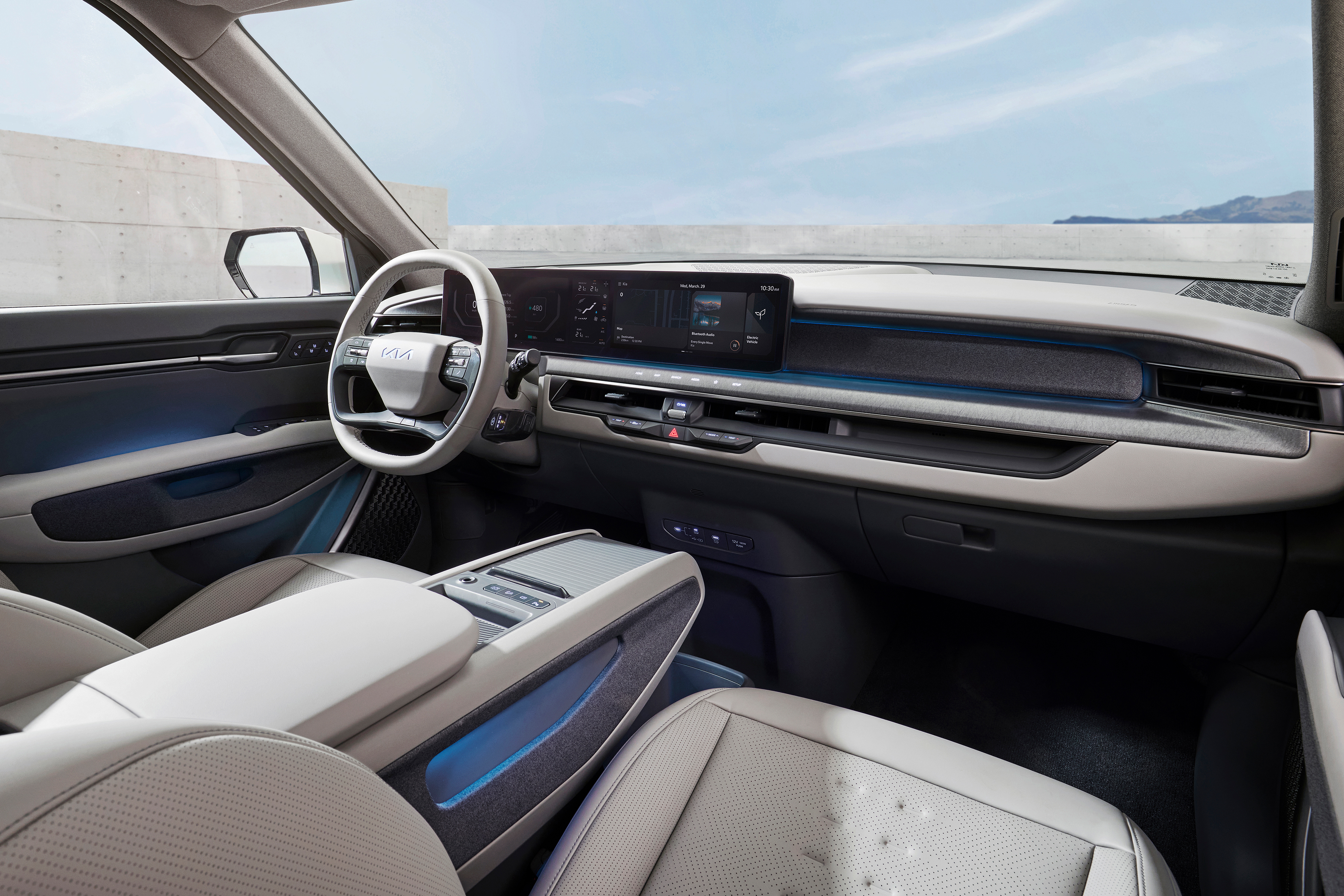 Kia EV9 dashboard